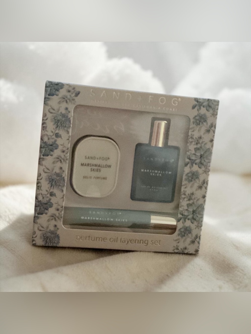 SAND + FOG Marshmallow Skies Perfume Oil Layering Set ☁️
